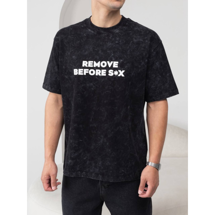 Oversize футболка з принтом