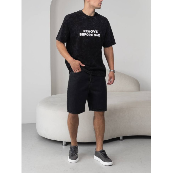 Oversize футболка з принтом