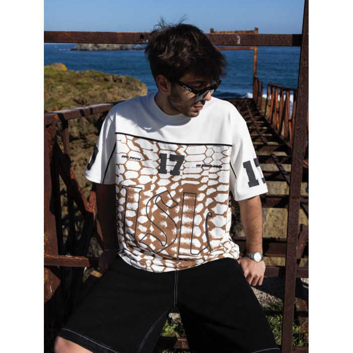 Oversize футболка з принтом