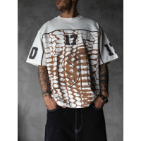 Oversize футболка з принтом