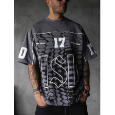 Oversize футболка з принтом