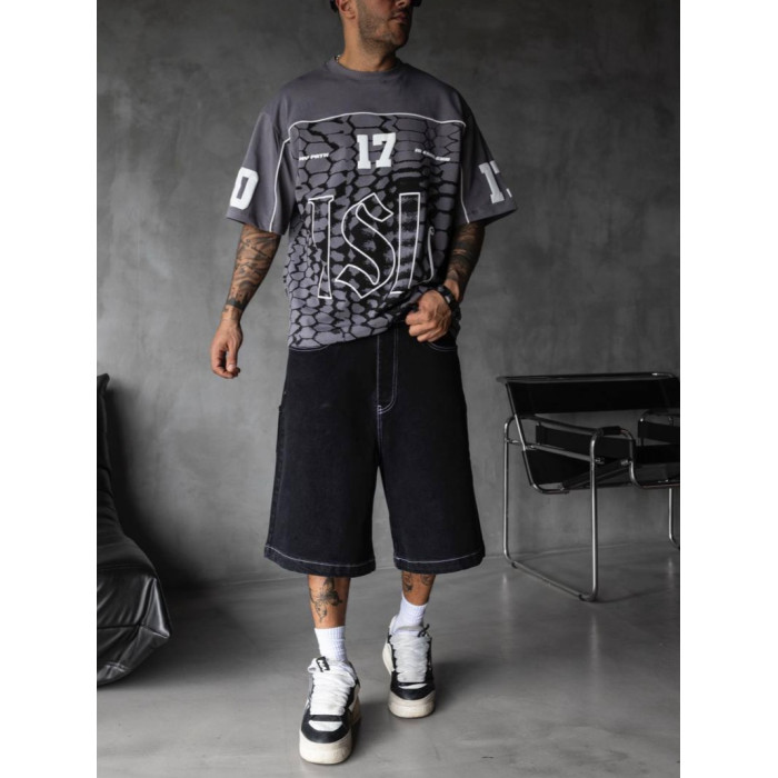 Oversize футболка з принтом