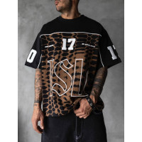 Oversize футболка з принтом