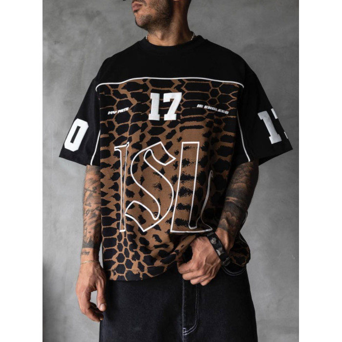 Oversize футболка з принтом