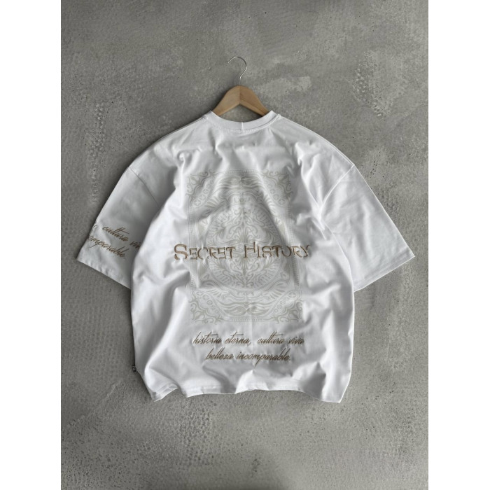 Oversize футболка з принтом