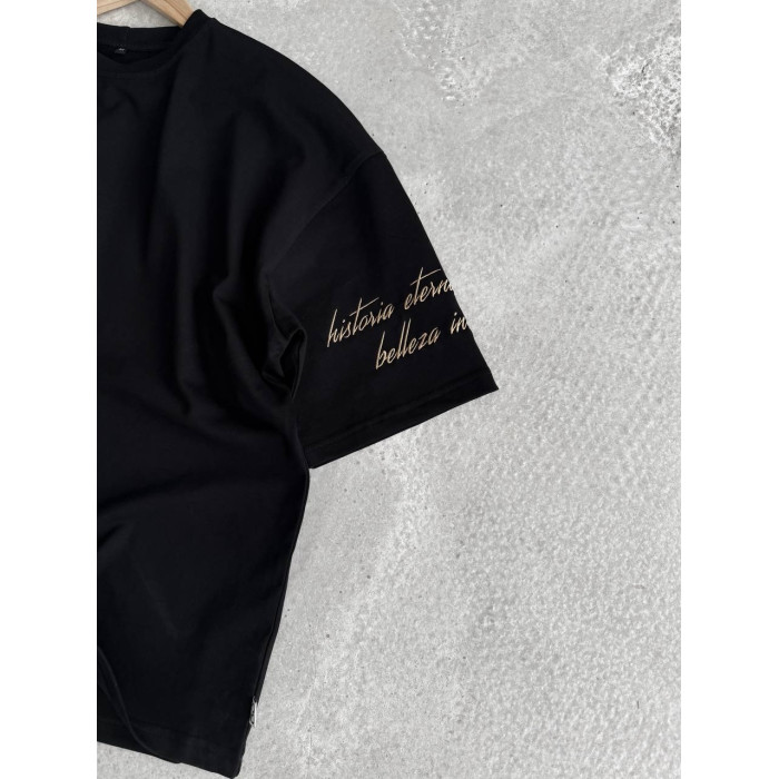 Oversize футболка з принтом
