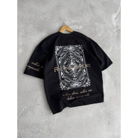 Oversize футболка з принтом