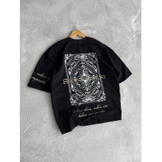 Oversize футболка з принтом