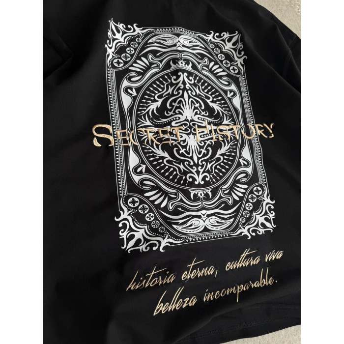 Oversize футболка з принтом