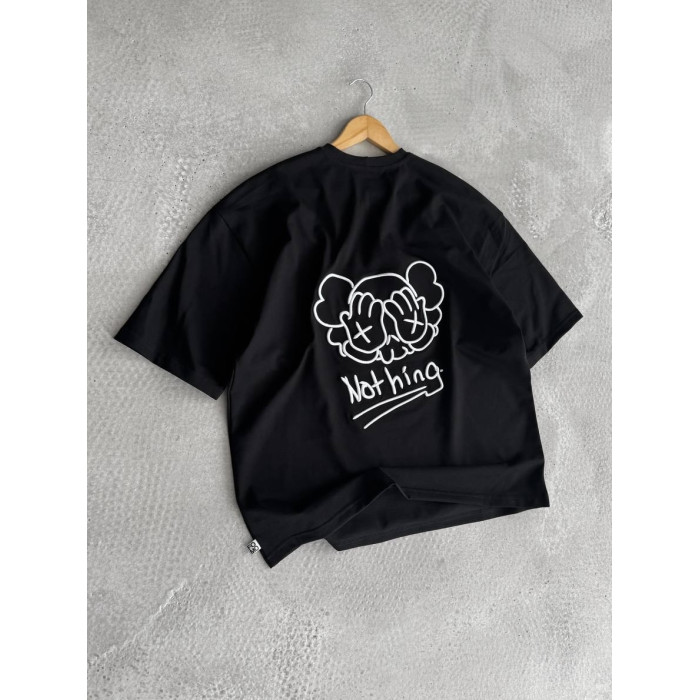 Oversize футболка з вишивкою