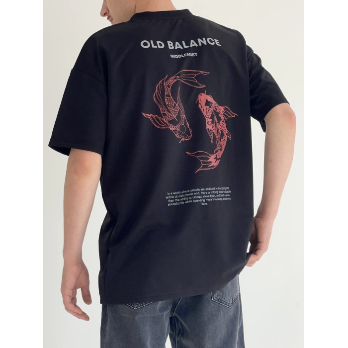 Футболка oversize з принтом