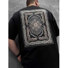 Oversize футболка з принтом