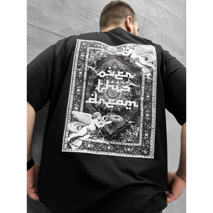 Oversize футболка з принтом