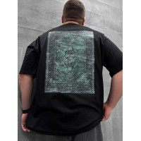 Oversize футболка з принтом