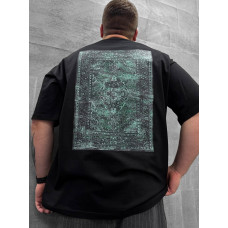 Oversize футболка з принтом