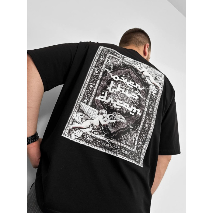 Oversize футболка з принтом