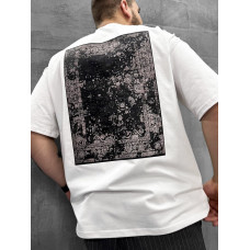 Oversize футболка з принтом