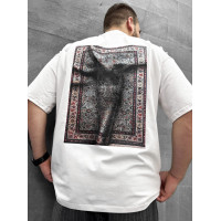 Oversize футболка з принтом