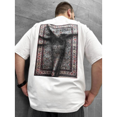 Oversize футболка з принтом