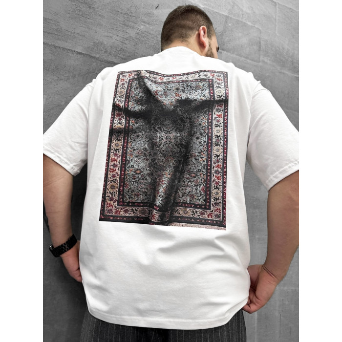 Oversize футболка з принтом