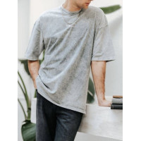 Oversize футболка з принтом