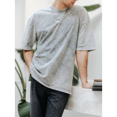 Oversize футболка з принтом