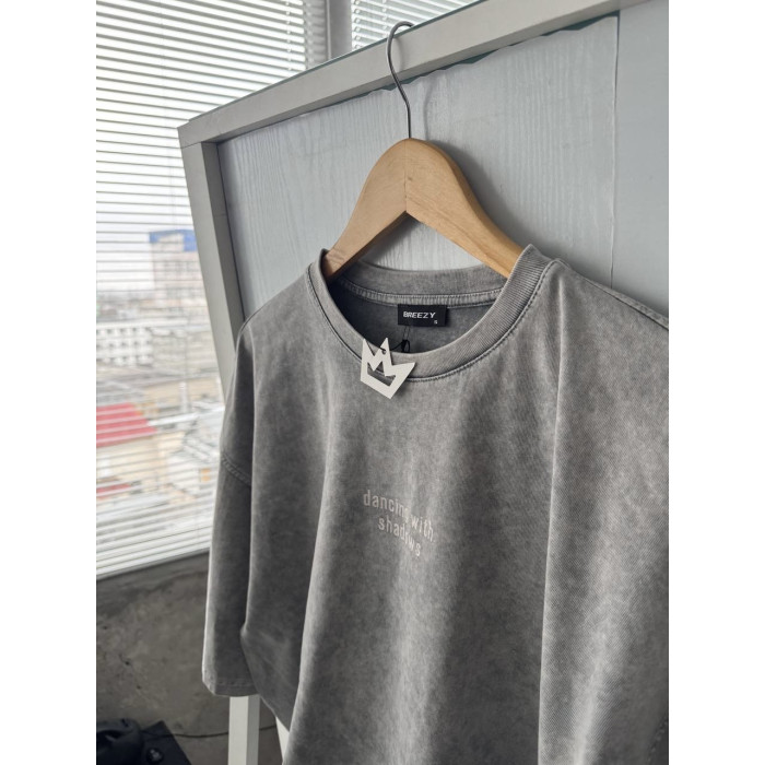 Oversize футболка з принтом