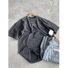Oversize футболка з принтом
