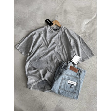 Oversize футболка з принтом