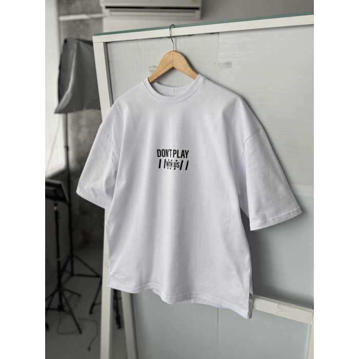 Oversize футболка з принтом