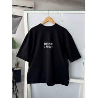 Oversize футболка з принтом