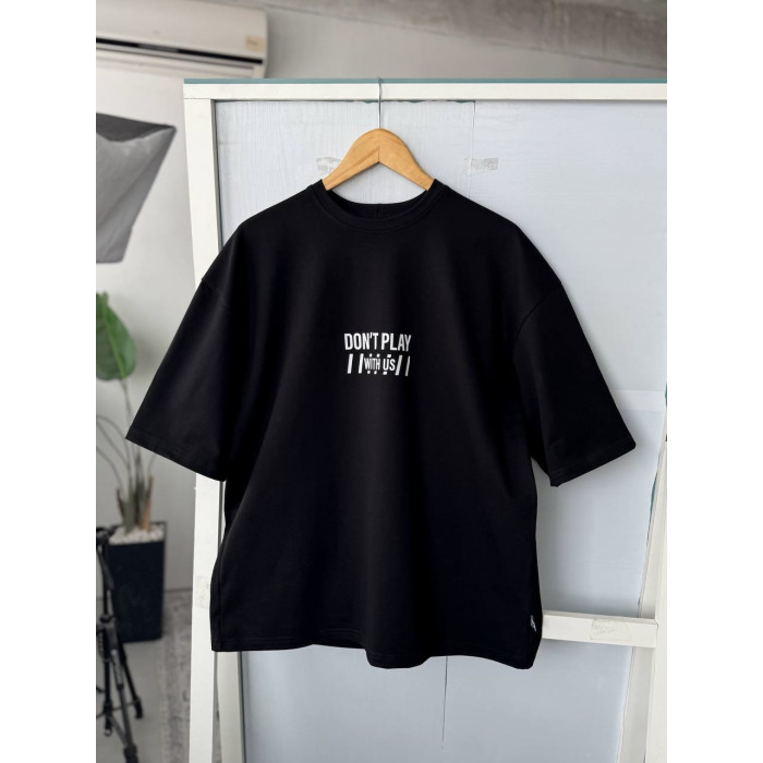 Oversize футболка з принтом