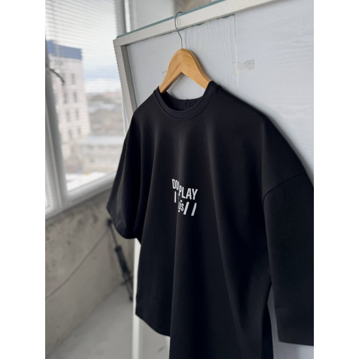 Oversize футболка з принтом