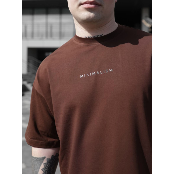 Oversize футболка з принтом