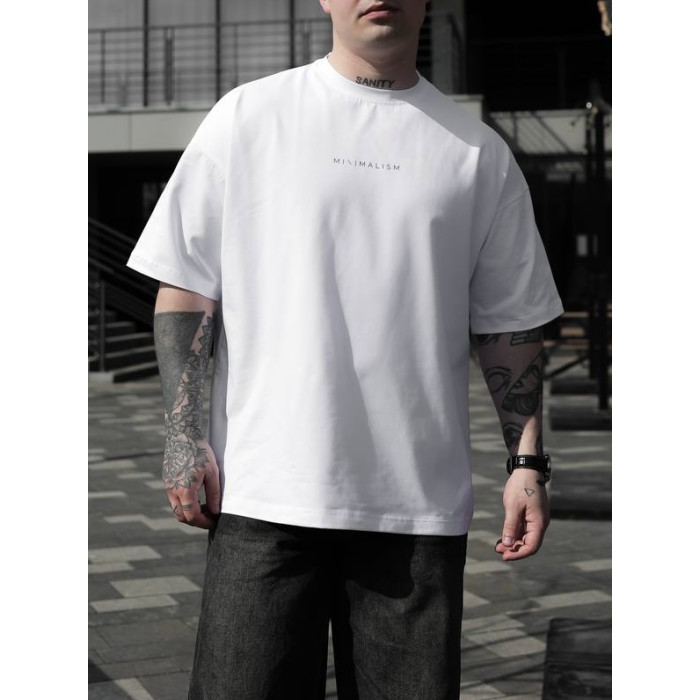 Oversize футболка з принтом