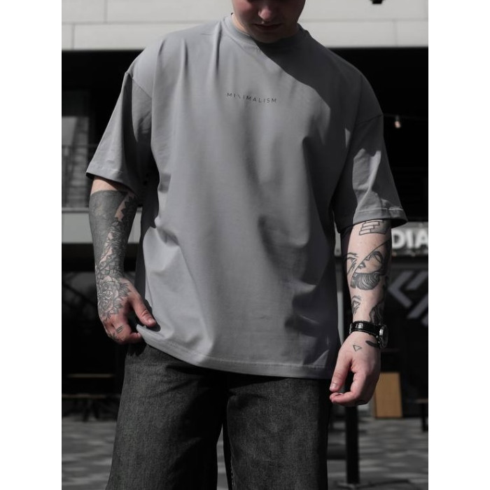 Oversize футболка з принтом