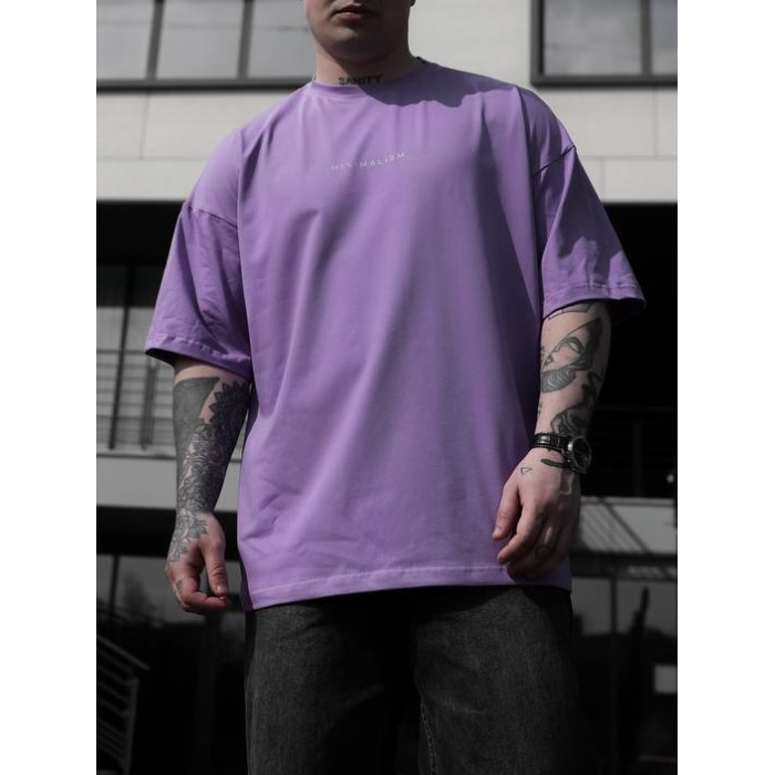 Oversize футболка з принтом