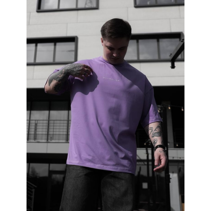 Oversize футболка з принтом