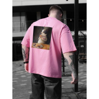 Oversize футболка з принтом
