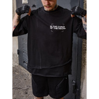Oversize футболка з принтом