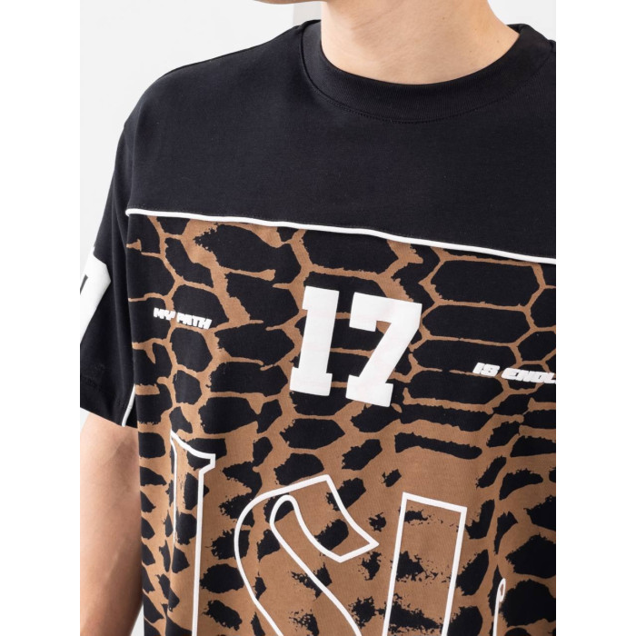 Oversize футболка з принтом