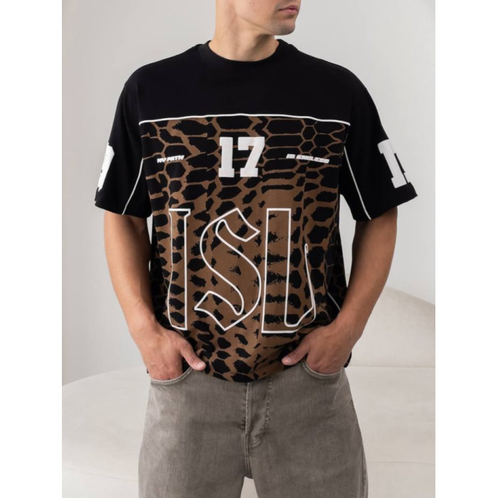 Oversize футболка з принтом