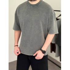 Oversize футболка з вивареної тканини