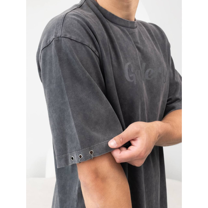 Oversize футболка з принтом