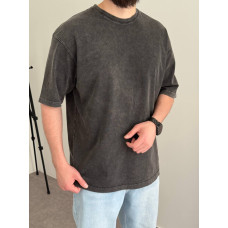 Oversize футболка з вивареної тканини