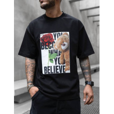 Oversize футболка з принтом
