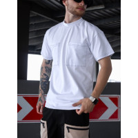 Oversize футболка з акцентними кишенями