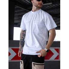 Oversize футболка з акцентними кишенями