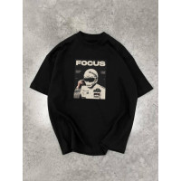 Oversize футболка з принтом
