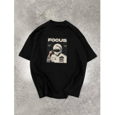 Oversize футболка з принтом